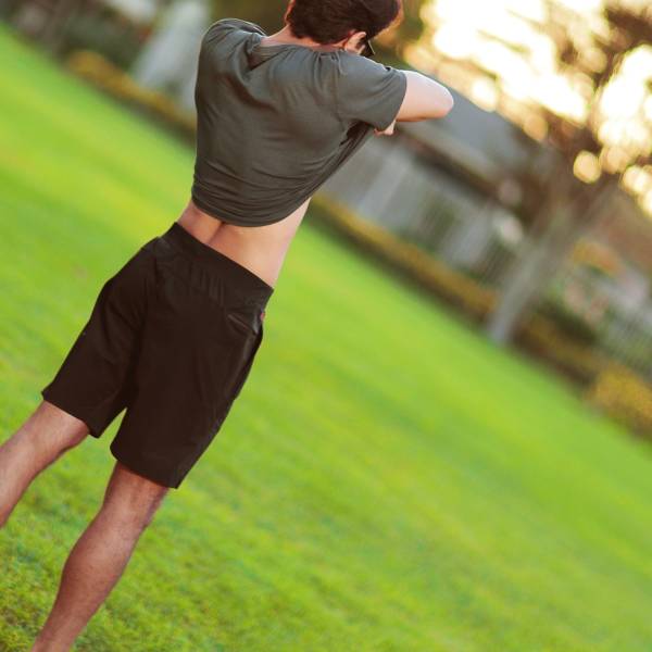 Guy On Fire Artwear - Bruce Men's Surf Yoga Short