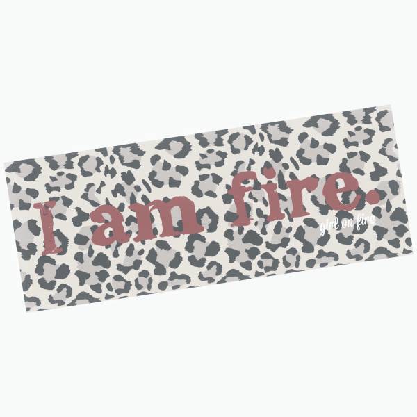 Girl On Fire Microfiber Travel Bath Towel